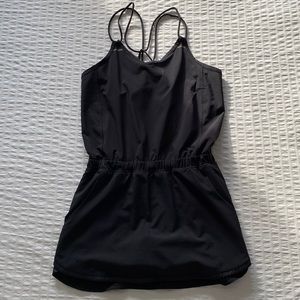 Lululemon black skort runsie